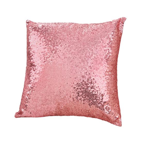 Sequin Pillow Case Shiny Sparkling Throw Pillow Cover Gold/Silver/Red Decorative Pillowcase for Couch Bed Sofa Party