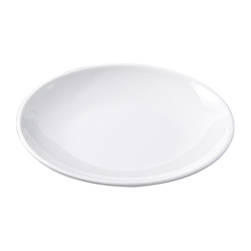 Yangge White Melamine Dinner Plates