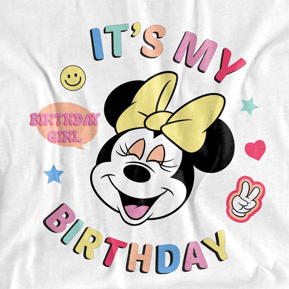 Disney Unisex Adult It´s My Birthday Minnie Mouse T-Shirt