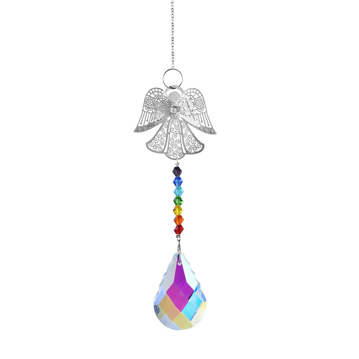 

Crystal Light-Catching Window Shining Crystal Light-Catching Pendant Home Garden Hanging Decoration Crystal Glass Wind Chime