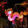 DIY Craft Mid-Autumn Dragon Dance Lantern Cartoon Handheld Dragon Lantern  Children's Toys