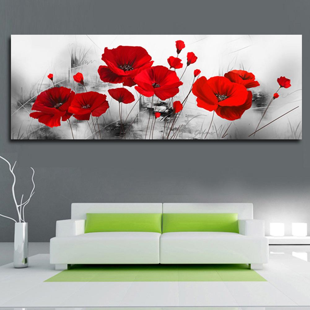 Canvas Painting Posters Gray Background High Definition Home Furnishings