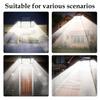 348 LED Motion Sensor Outdoor Light with RC Solar Outdoor Bright 3 Head Solar Flood IP65 Waterproof Security Detection Light