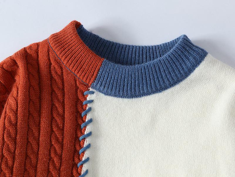 2024 Winter Men's Fleece Sweater: Japanese & Korean Style Knitwear