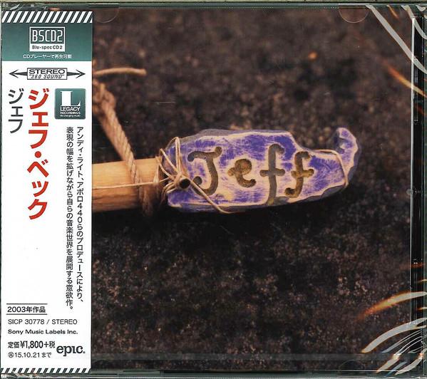 CD JEFF BECK Jeff SICP30778 Epic 2015 Japan Obi Rock