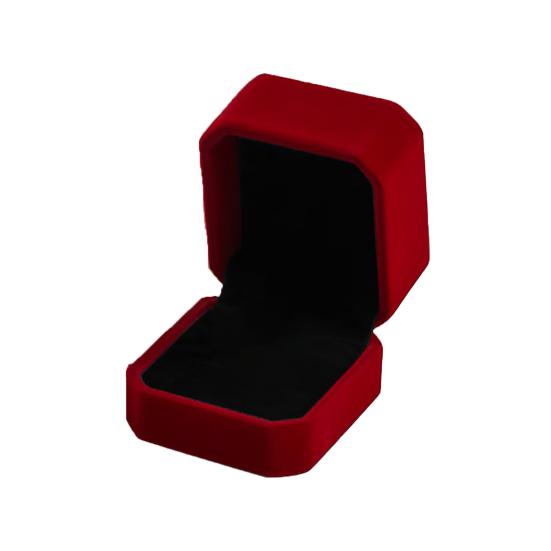 Velvet Ring Box, Small Portable Jewelry Gift Box, with Soft Lining Anti-Scratch Design, Ring Case for Wedding, Engagement, Proposal