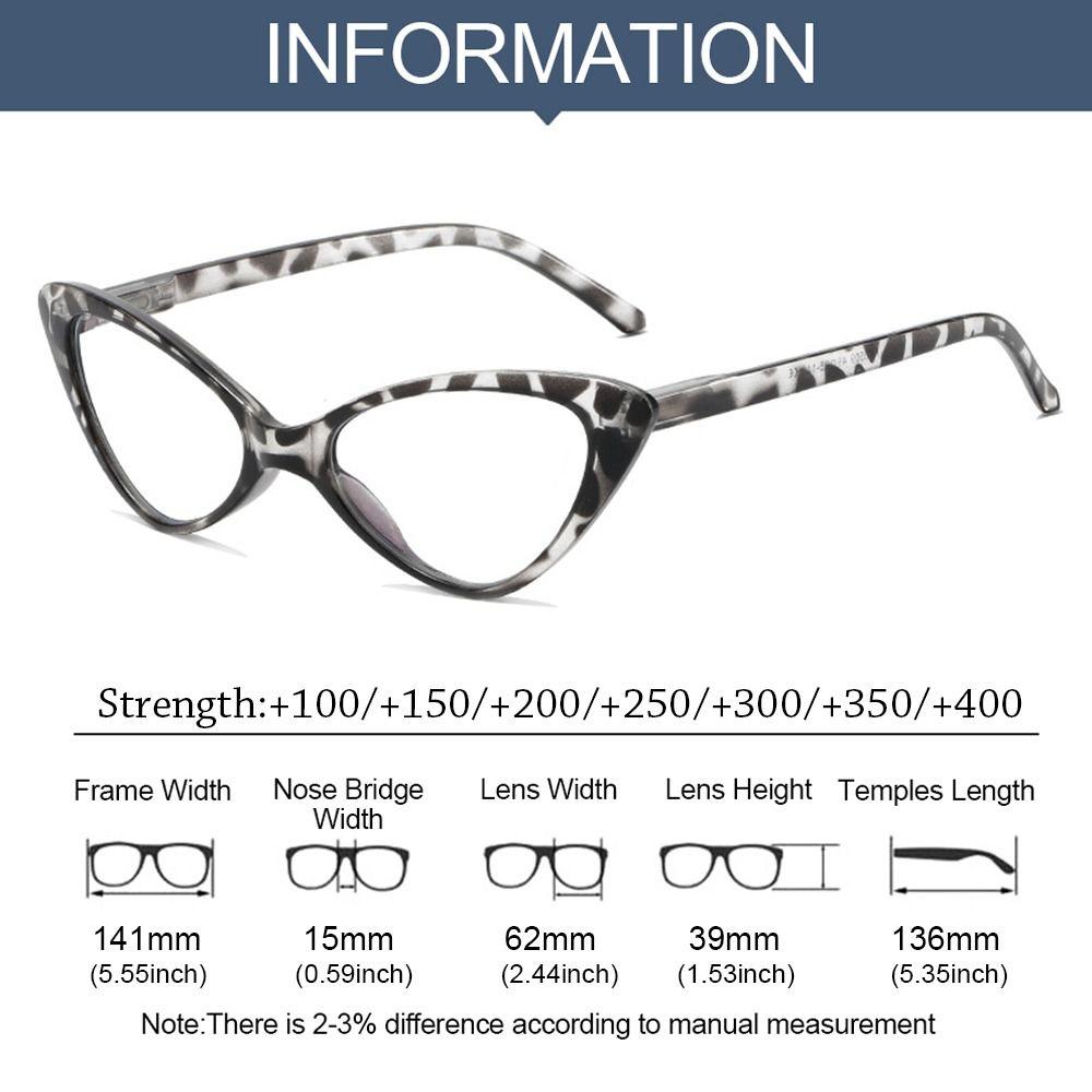 Cat Eye Anti-Blue Light Reading Glasses Eye Protection Ultralight Presbyopia Eyeglasses Optical Spectacle Hyperopia Eyewear