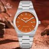 ORSGA Men's Classic Minimalist Quartz Watch with Stainless Steel Band and Date Display