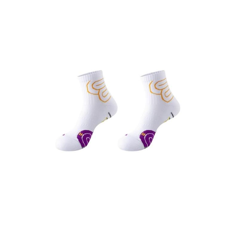 Large-sized Basketball Socks, Men's Mid-calf Spring and Summer Professional Outdoor Sports Running Towels, Thick-soled Badminton Socks