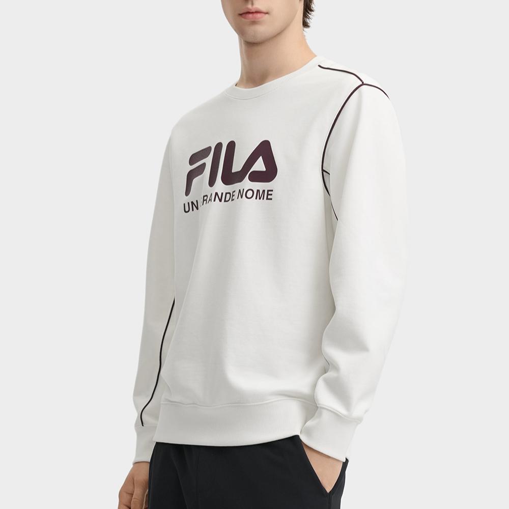 FILA Sweatshirt Men's Cloud White F11M449215FWT
