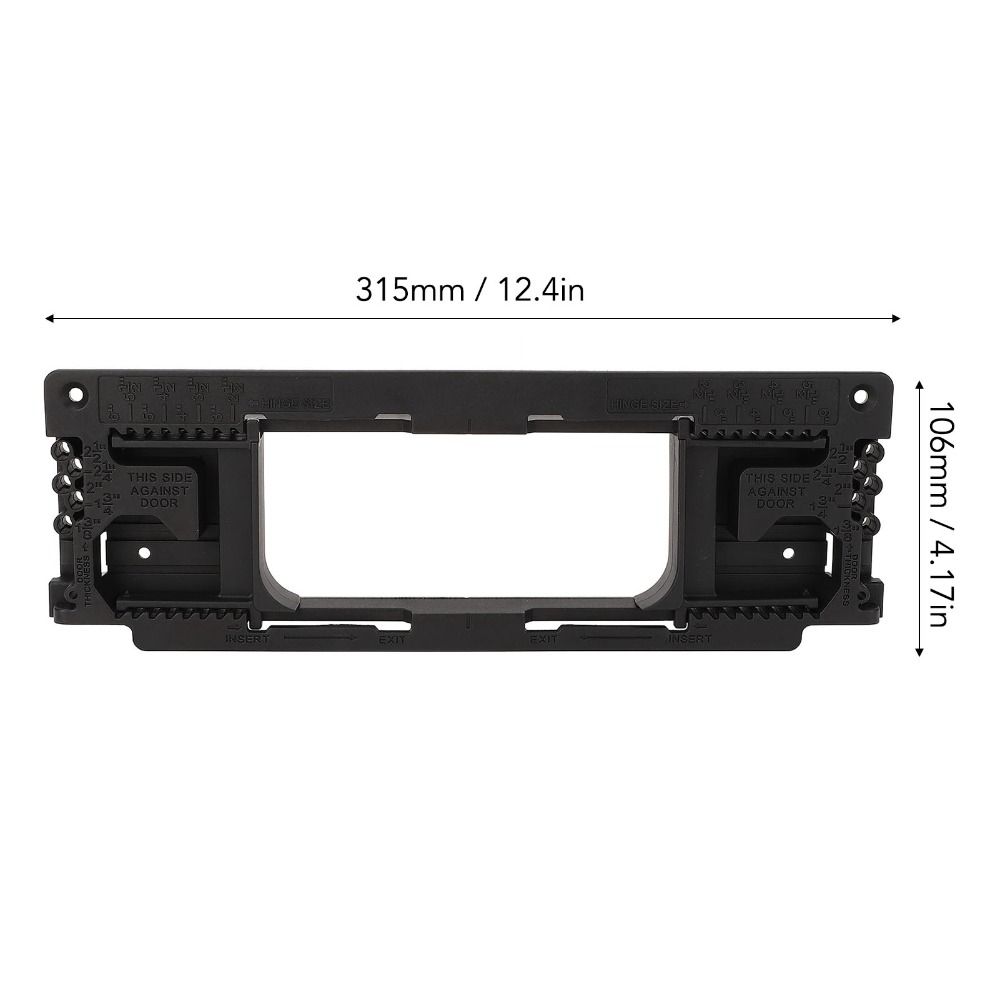 8 Hinge Sizes Door Hinge Jig 2.5-6 inch Hinges 1-3/8 to 2-1/2 inch Doors Hinge Mortiser 5 Door Thickness For Door and Frame/Jamb