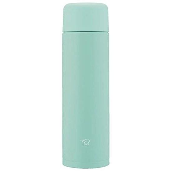 Zojirushi water bottle seamless cap small capacity 350ml screw stainless mug soft turquoise packing integrated easy clean only 2 points wash