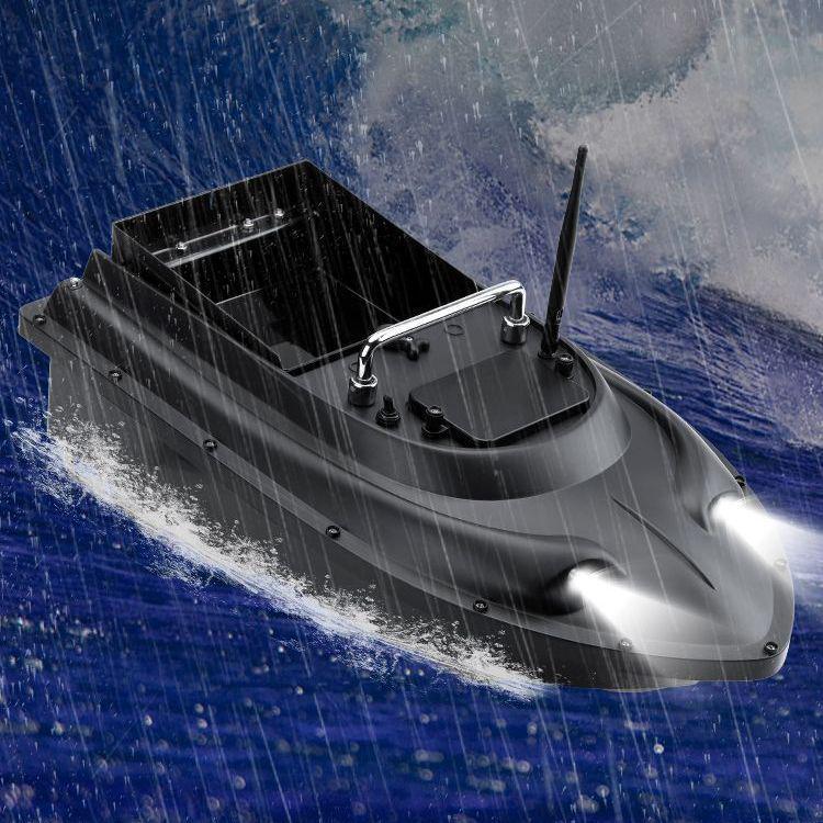 Smart 600m Remote Control High-Power Bait Boat with Constant Speed Cruise & Auto Unhooking Function for Fishing.