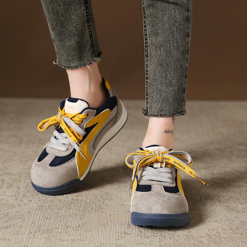 South Korea's New German Training Shoes, Inner Height Increase Forrest Gump Shoes, Women's Shoes, Spring and Summer 2025 New Versatile Sports