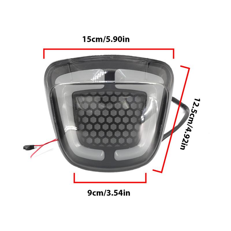 Motocyklové zadní světlo integrované světlo pro jízdu a brzdové světlo se směrovým světlem pro upravené integrované zadní světla motocyklu
