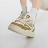 FILA Slam Fabric Synthetic Leather Low Top Sneakers Women Sneakers White Brown F12W321203FAC