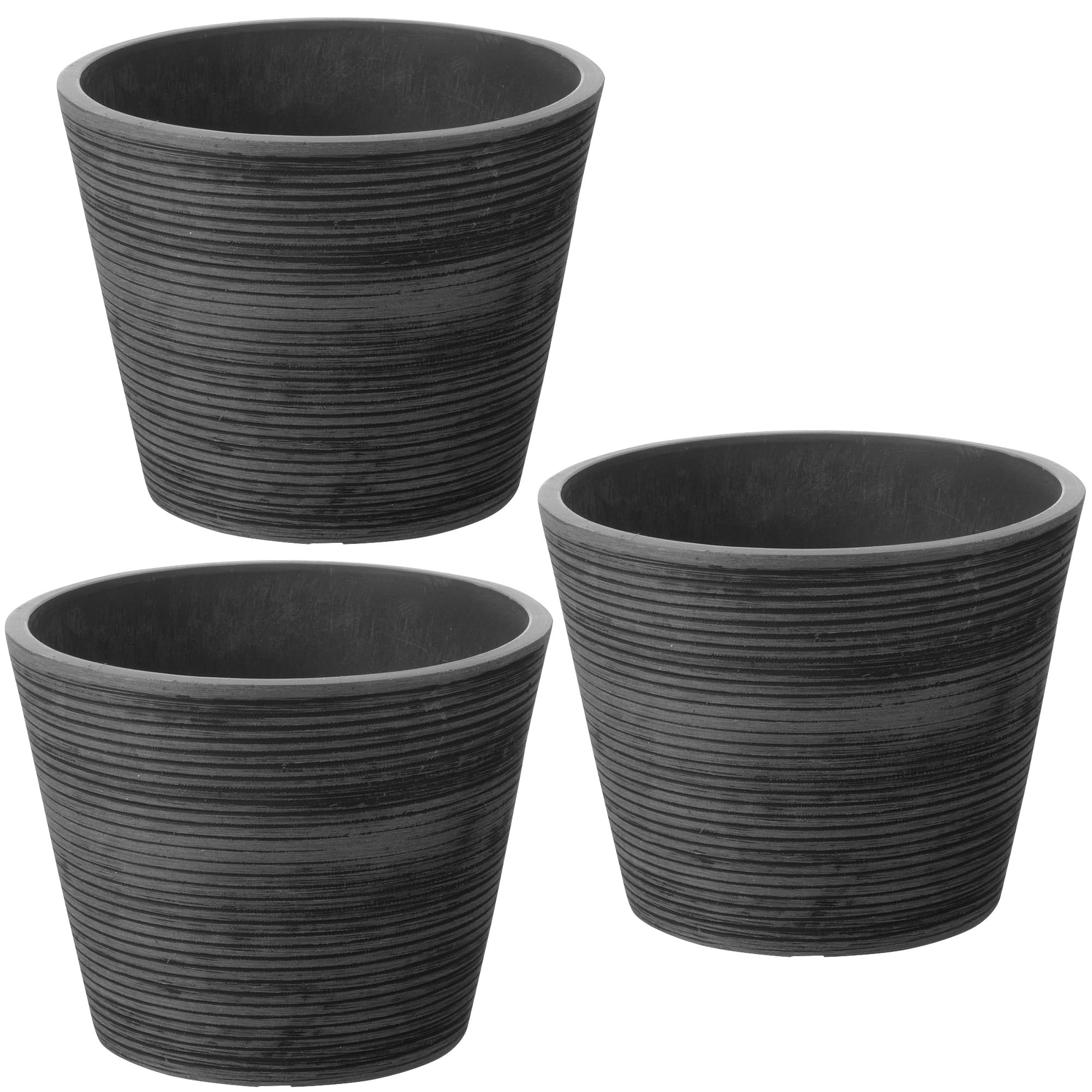 

Richell Botany Midi Темный Набор из для Улицы и Продукт 003677 Горшок, 20-дюймовый, Серый, 3, Овощи, Растения, Комнатные растения, Бонсай, Больше, Код