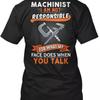 Machinist T Shirt Good Quality Size S To 5XL Fast Shipping - Men's Summer Cotton Graphic Tee
