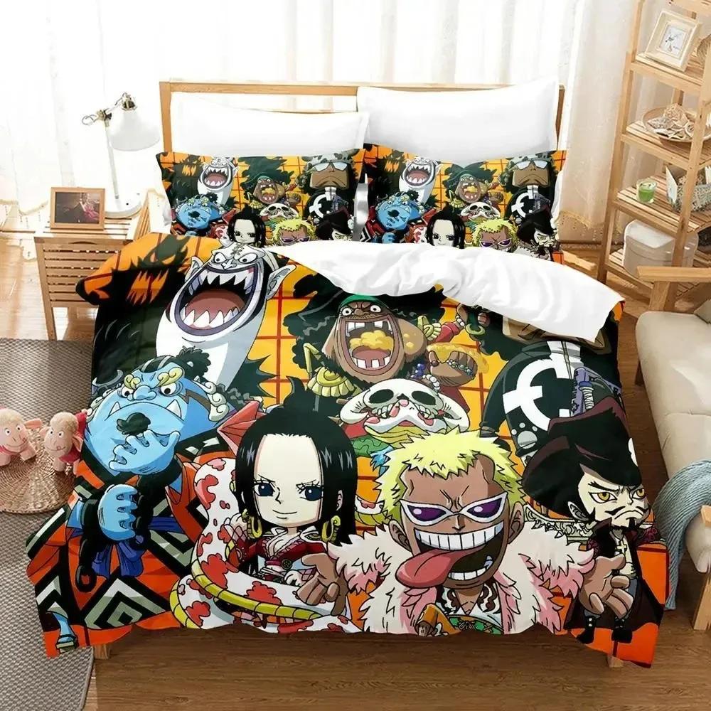 Anime Bartholemew Kuma Sängklädesset Påslakan Sängset Täcke Örngott Täcke king Queen Size Pojkar Vuxen Sängkläder