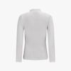 FAIRLIAR GOLF See-Through Shirred High-Neck T-Shirt (White)