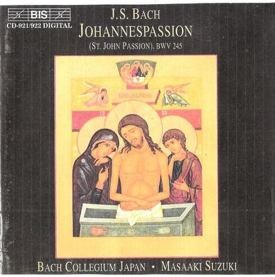 CD JOHANN SEBASTIAN BACH / BACH COLLEG - Johannespassion ((St. Johannes-Passion) BISCD921922 BIS 1999 Schweden Klassisch Gebraucht