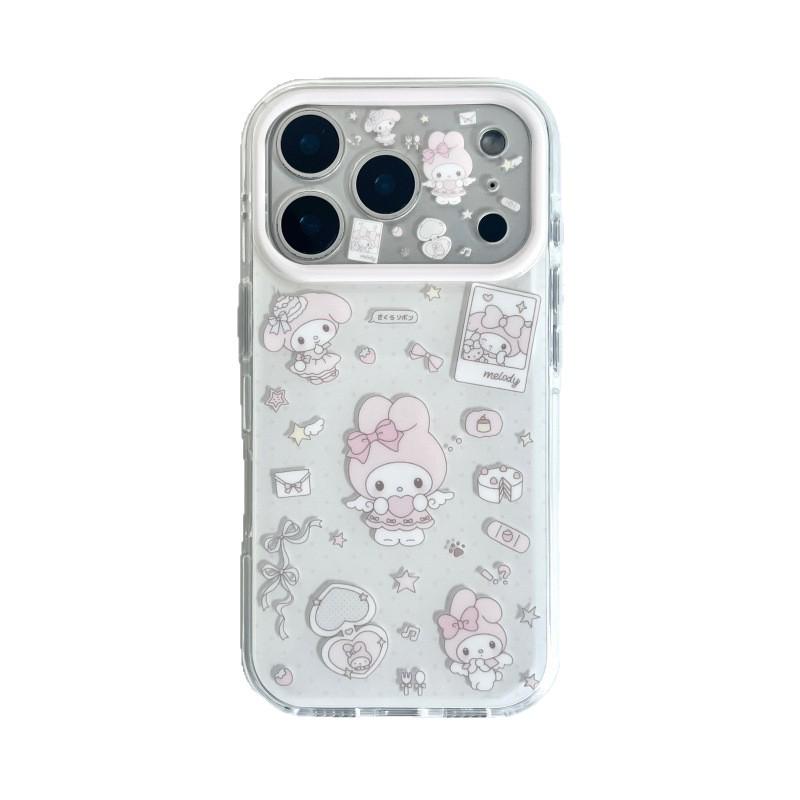 Love Heart Angel Cartoon Phone Case for iPhone 17/16/15 Promax (Double Layer) 17Pro