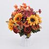 Artificial Sunflower Bouquet Wedding Decor Home Interior Photography Prop Silk Floral Arrangement