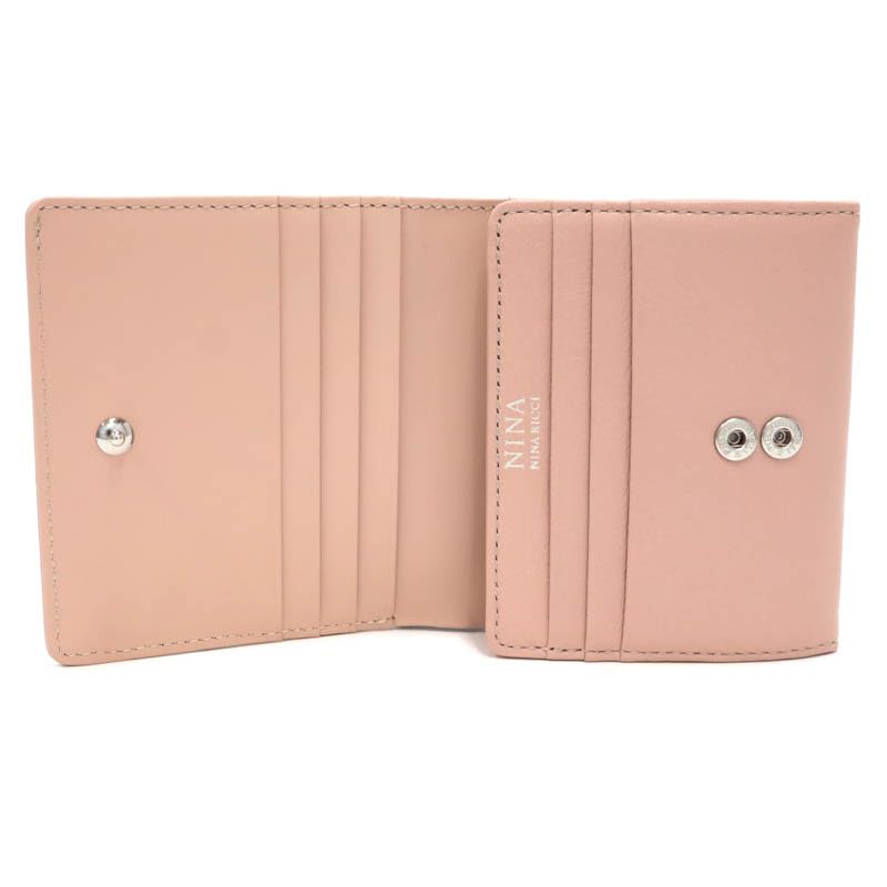 Bi-fold Box Wallet Labyrinth Purse 35-3056 Light Pink