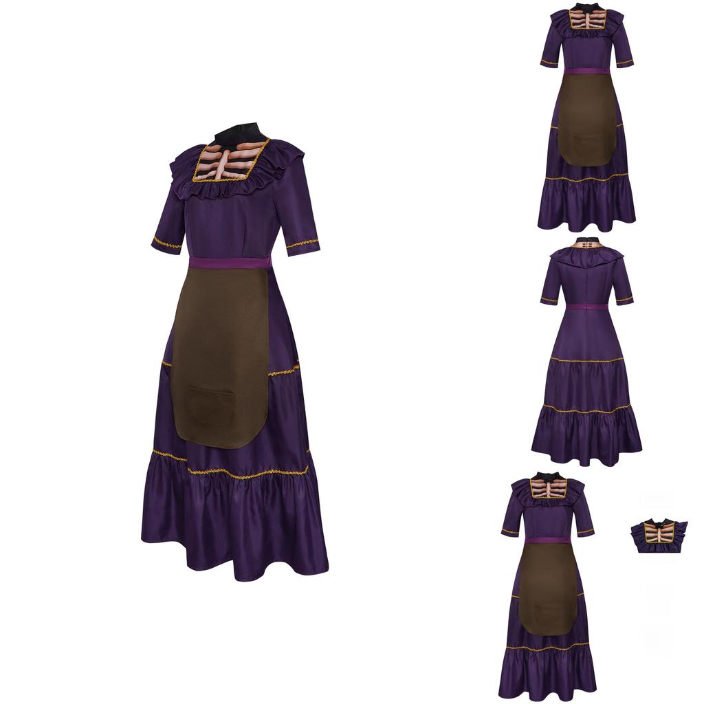 Coco Melda Cosplay Costume For Halloween Stage Performance With Soft Knit Fabric For Adults