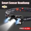 3000mah High Power Strong Light Headlight Multifunctional Type-c Charging LED Fishing Light Charging Long Range Induction Headlight