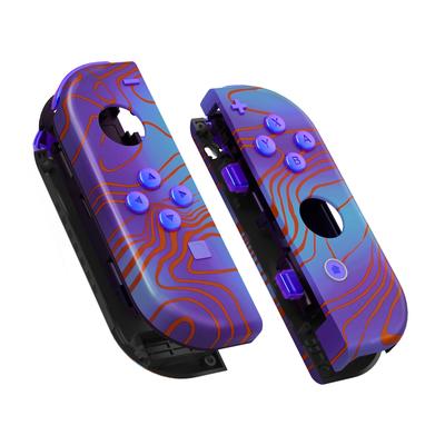 EXtremeRate Náhradný obal pre Switch Ručný ovládač Puzdro pre Switch a Switch OLED s kompletnou sadou DIY náhradného puzdra pre Switch