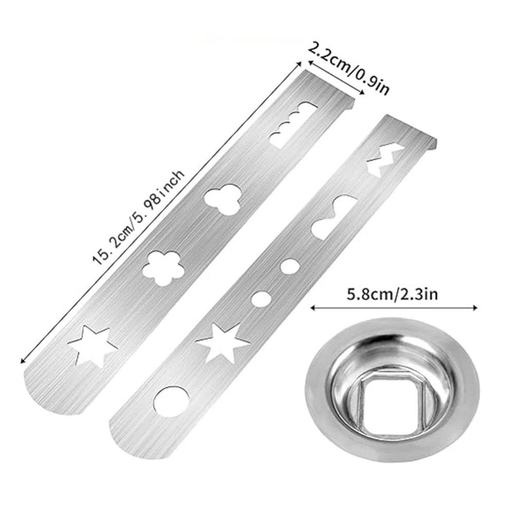 3Pcs Connection Ring Meat Grinder Accessories DIY Pastry Attachment Cake Mold Parts  Biscuit Mold