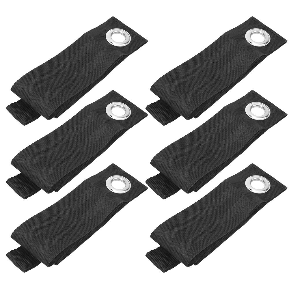 6Pcs Hook and Loop Storage Belt Straps Extension Cord Organizer Hanger Cable Straps