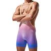 TAUWELL Men's New Fitness Swimming Suit Breathable 100% Polyester Knitted Quick Dry Vest Shark Pants for Foreign Trade