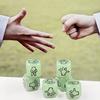 10pcs Nightlight Stone Scissors Paper Dice Game-Fun Outdoor Family Gathering and Party Activity,Guessing Games,Party Accessories