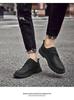 Herren-Arbeitsstiefel mit runder Spitze aus Leder - Outdoor-Halbschuhe zum Wandern & Freizeit für Frühling & Herbst