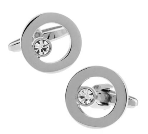 Igame Crystal Cuff Links Quality Brass Material Stone Cufflinks For Wedding Men
