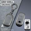 Zinc Alloy+Leather Car Remote Key Case Cover Protective Shell Fob For 23-24 Geely Rox 01 Baic Polestones 01 Jishi Accessories