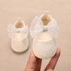 Baby Girl Lace Princess Shoes with Bow - Korean Style Toddler Walker