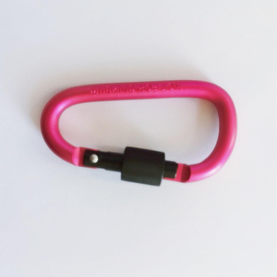 Алюминиевый оттяжка D-образной формы с муфтой – Дополнительный прочный брелок-гаечный ключ и пряжка для бутылки с водой