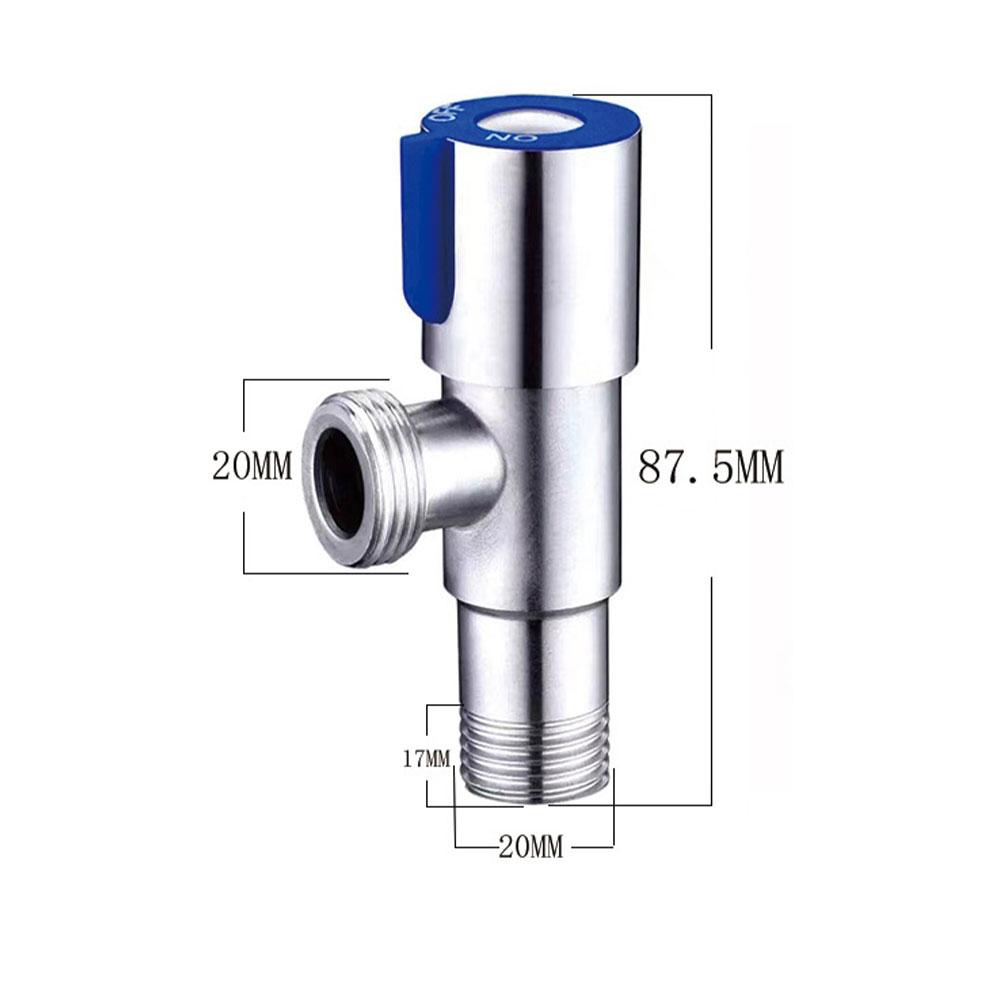 1PC Double Handle 304 Stainless Steel Cold Water Faucet Bathroom Washing Machine Faucet Bathroom Accessories