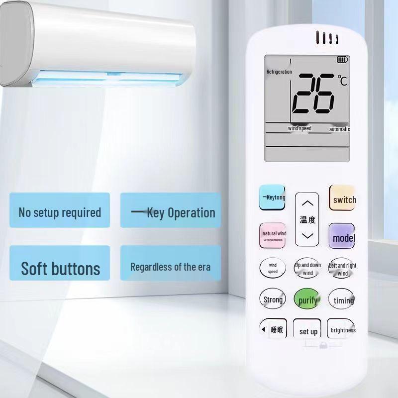Risen RCH Universal Remote for Kelon Hisense Wall-Mounted & Central Air Conditioner