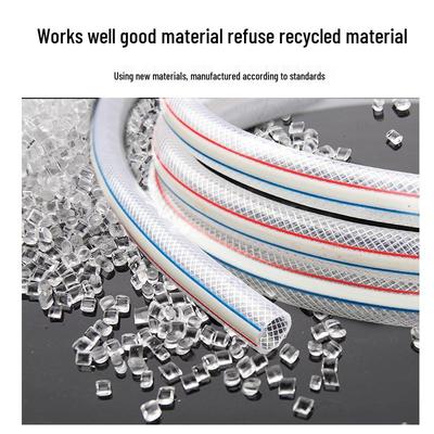Eco-Friendly Non-Toxic Clear Soft Water Hose - Ideal for Garden, Flower Watering, and Car Washing (1/2", 3/4", 1" Sizes)
