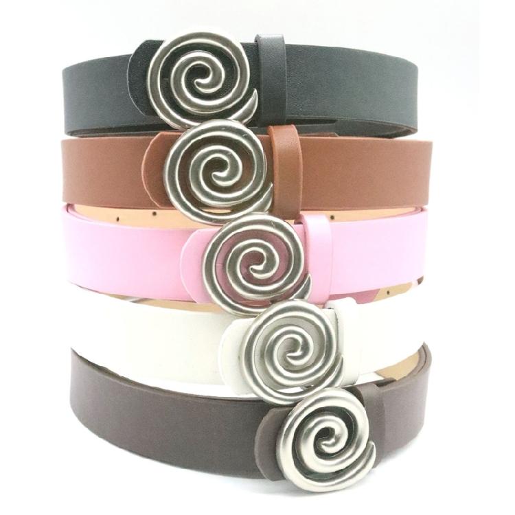 Casual Waist Chain Vintage Swirl Buckle Belt for Women Proms Stage and Club Party Casual Wear Elaborate Jewelry