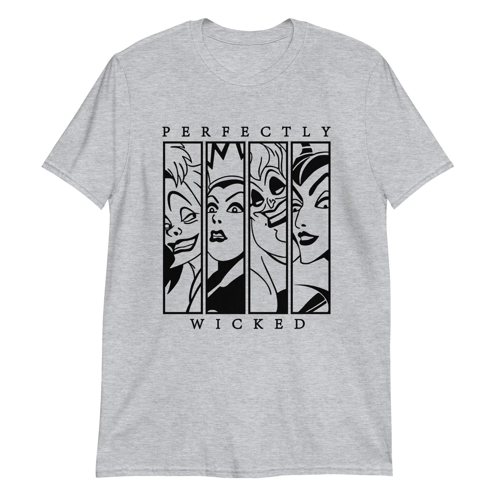 

Comic Perfectly Wicked Unisex 100% Cotton T-shirt Mens Tees Top Gothic Retro Biker Grunge Emo Movie Fun 3XL