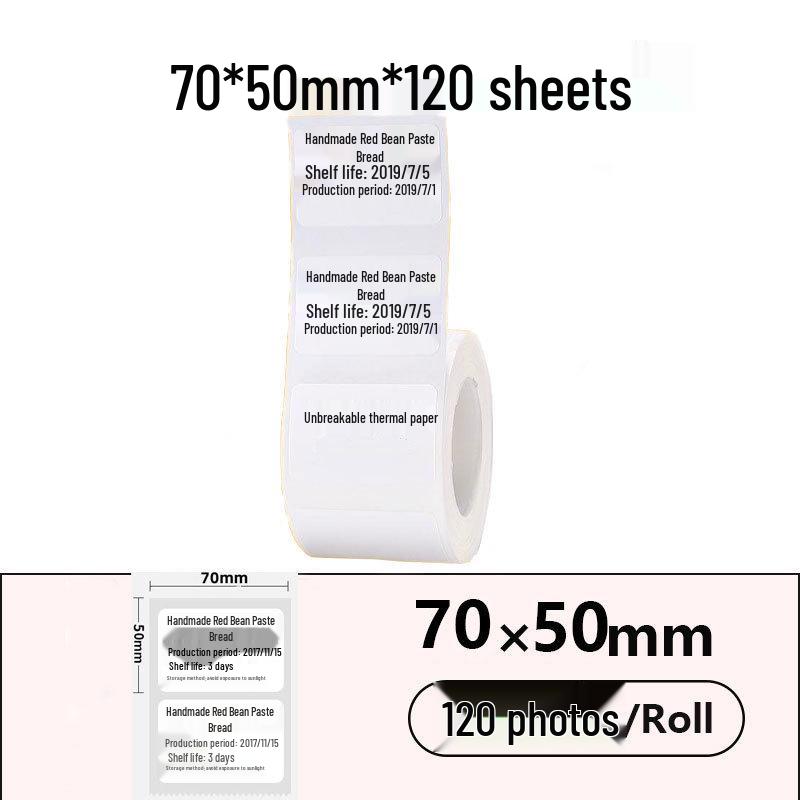 Jingchen B3S P50 T260 Food-Grade Waterproof Thermal Label Paper