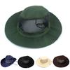 Breathable Outdoor Men Folding Adjustable Mesh Sun Protection Hat Bucket
