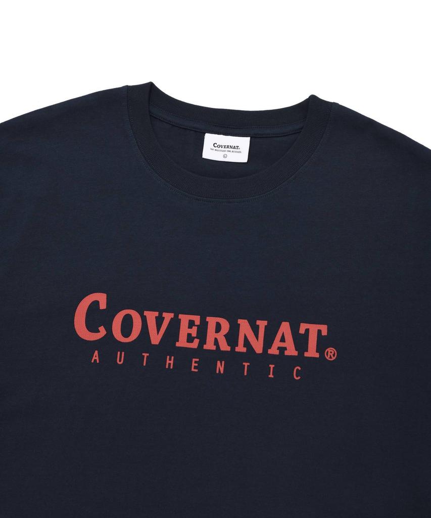 COVERNAT Authentic Logo T-Shirt Navy