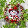 Vintage Snowman Metal Wall Art Sign for Bar Cafe Club Room Decor