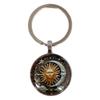 Lightweight Portable Keychain Galaxy Star Sun Moon God Vintage Pendant for Easy Carry Wallet Hanging Charm